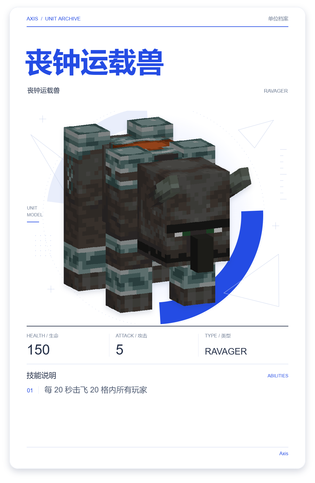 丧钟运载兽 · 单位展示卡