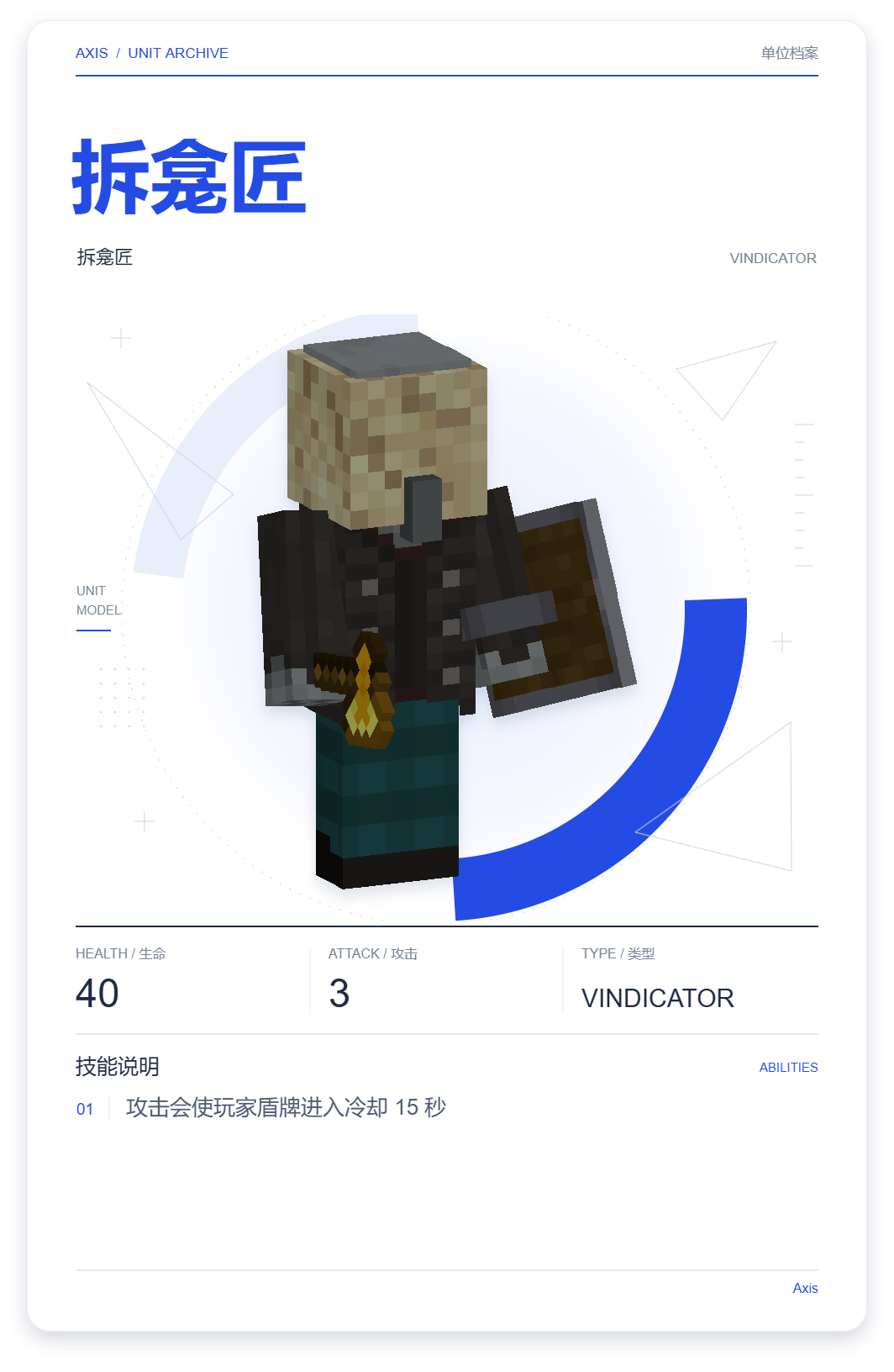拆龛匠 · 单位展示卡