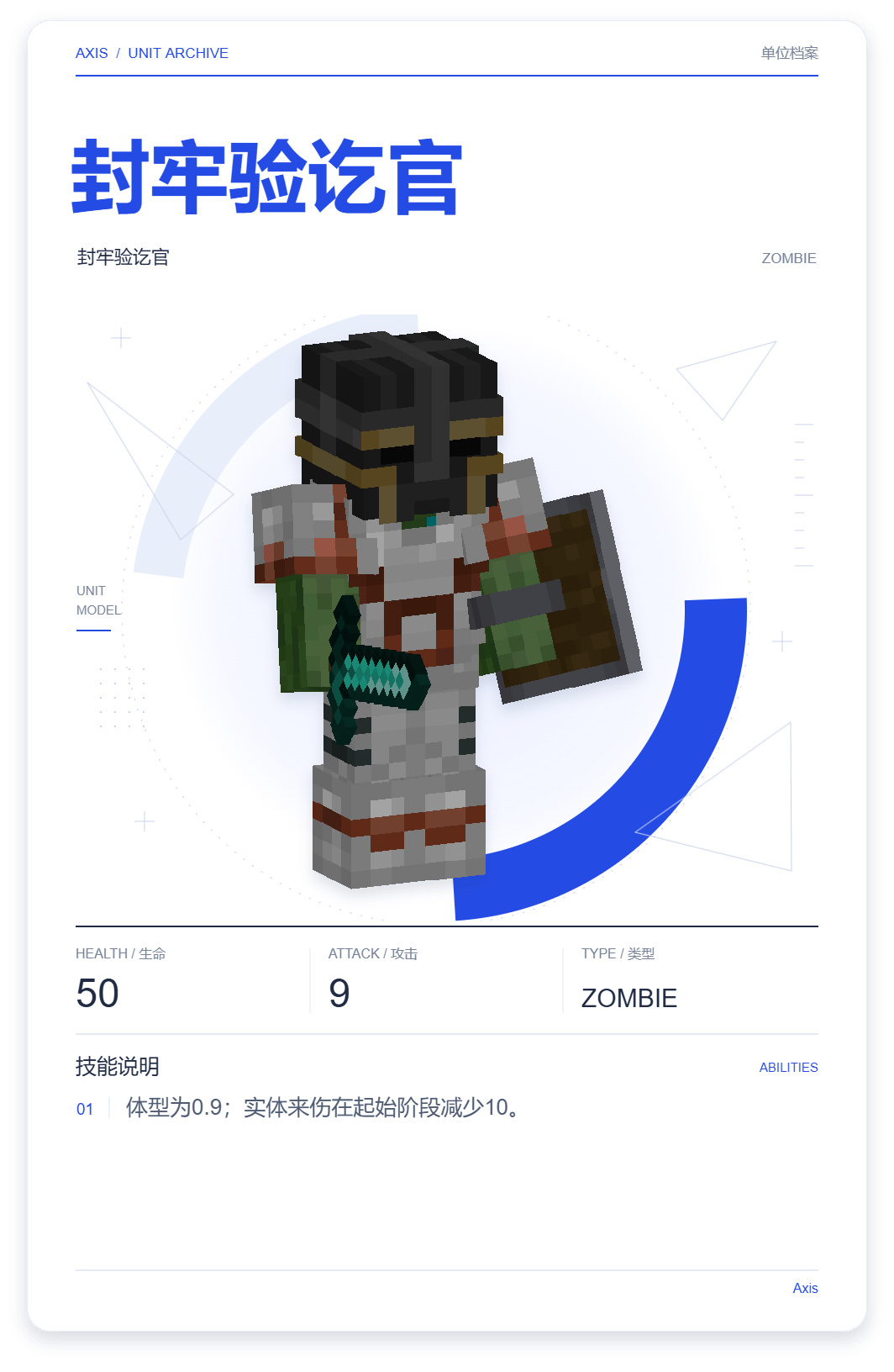 封牢验讫官 · 单位展示卡