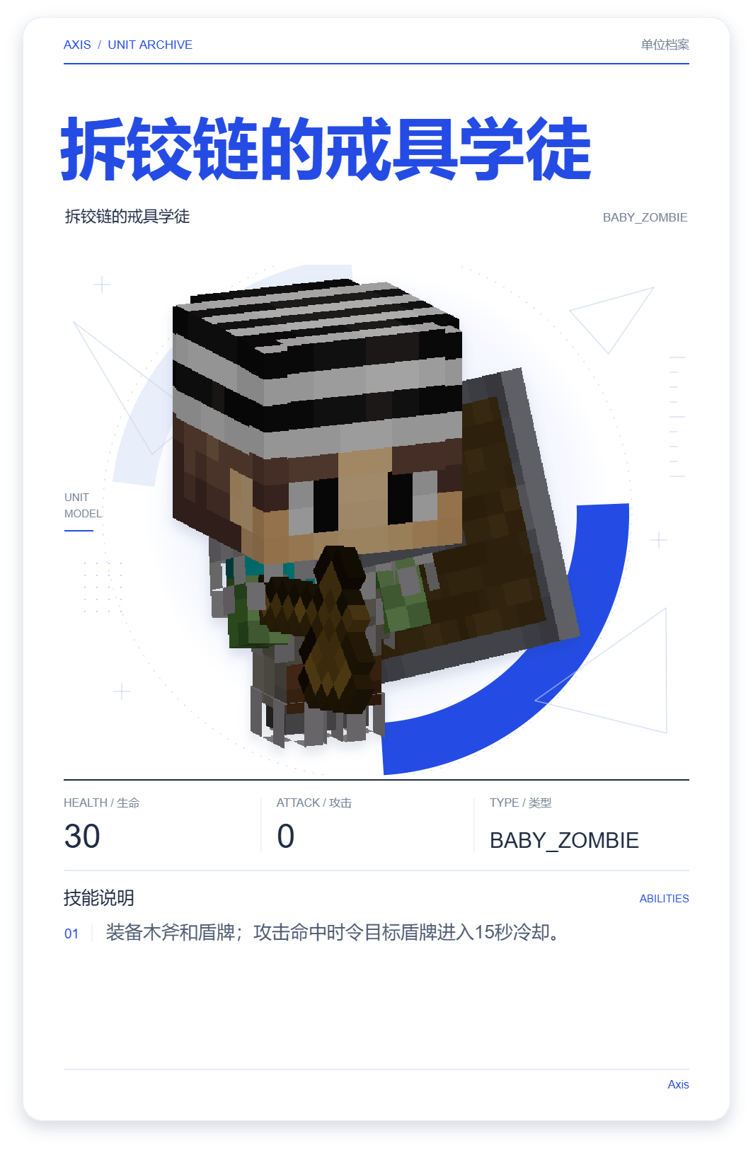 拆铰链的戒具学徒 · 单位展示卡